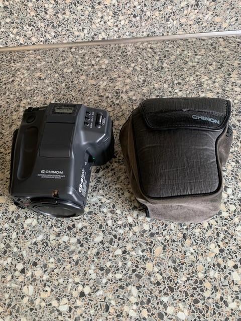Chinon GS-8 met tas, Ophalen of Verzenden, Zo goed als nieuw, Compact, Overige Merken