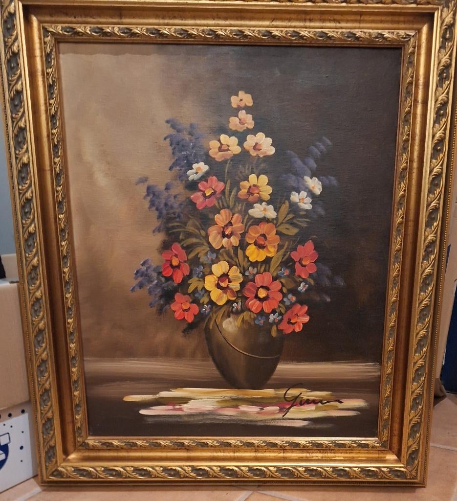 Te koop oud schilderij, Ophalen