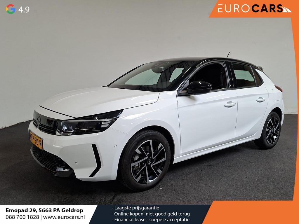 Opel Corsa 1.2 Turbo 110pk Hybrid Automaat GS Navigatie Airc, Stof, Gebruikt, 1199 cc, 610 kg