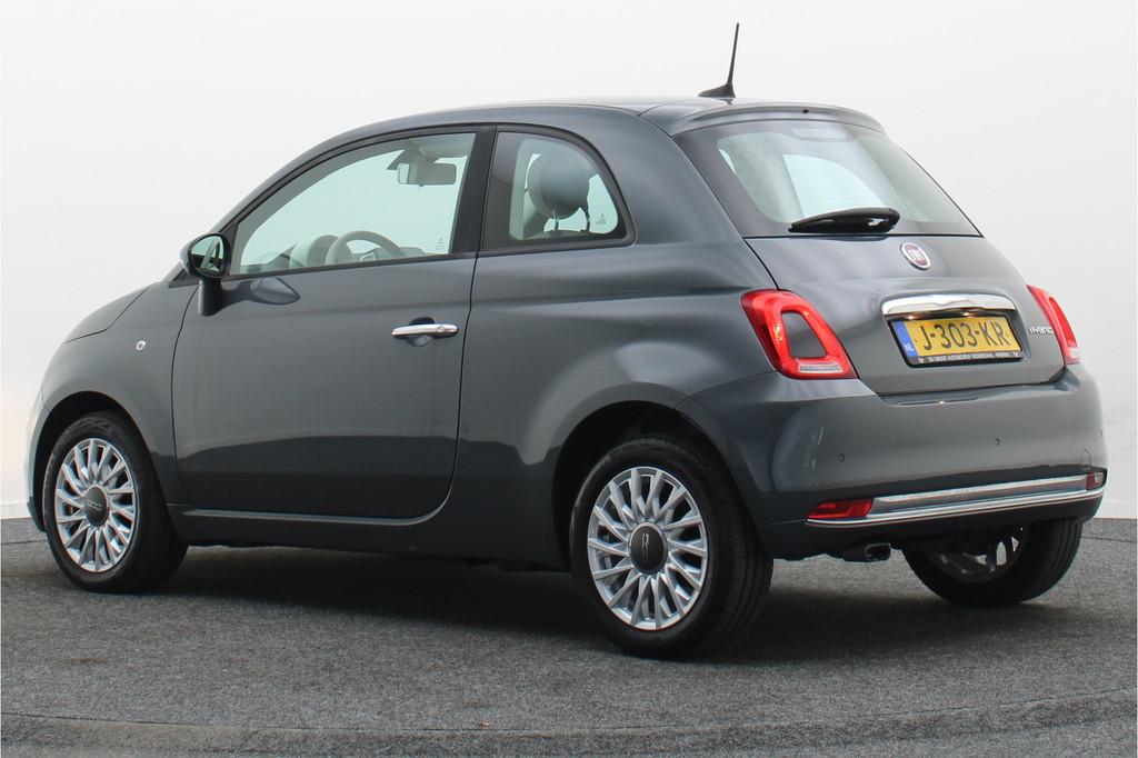 Fiat 500 1.0 Hybrid Lounge LED, Apple Carplay, Cruise, PDC,, Voorwielaandrijving, Stof, Euro 6, 4 stoelen