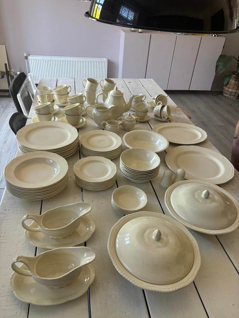 Compleet Wood & Sons Servies - "Made in England", Huis en Inrichting, Keuken | Servies, Keramiek, Ophalen of Verzenden, Zo goed als nieuw