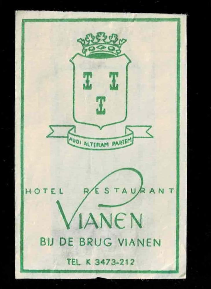 suikerzakje 1164 Vianen, Ophalen of Verzenden, Nederland