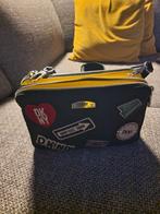 DKNY Schoudertasje - Zwart met gele accenten, Ophalen of Verzenden, Zo goed als nieuw, Zwart, Schoudertasje