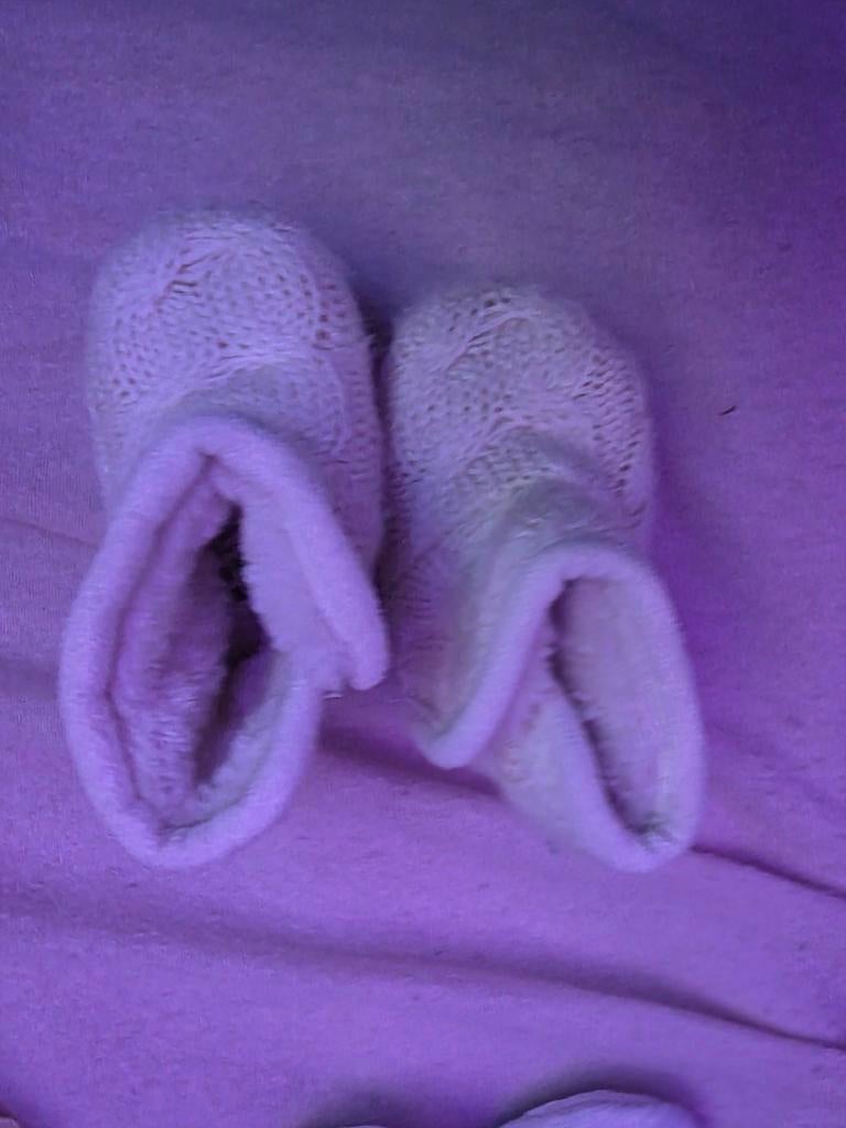 Witte babyslofjes, Kinderen en Baby's, Babykleding | Schoentjes en Sokjes, Ophalen of Verzenden