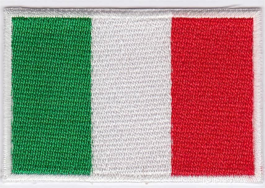 Italiaanse vlag stoffen opstrijk patch embleem #1, Diversen, Vlaggen en Wimpels, Ophalen of Verzenden, Nieuw