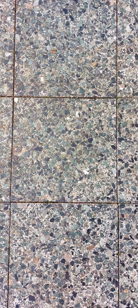 6 Terrastegels 40x40 met grindstructuur GRATIS, Ophalen, Gebruikt, Beton, Terrastegels