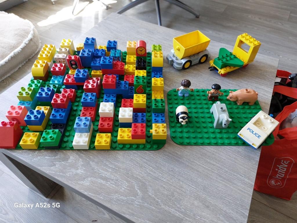 Duplo., Ophalen