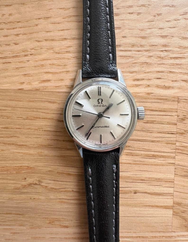 Omega seamaster horloge dames - handmatig opwindbaar, Ophalen of Verzenden, Staal, Omega, 1960 of later