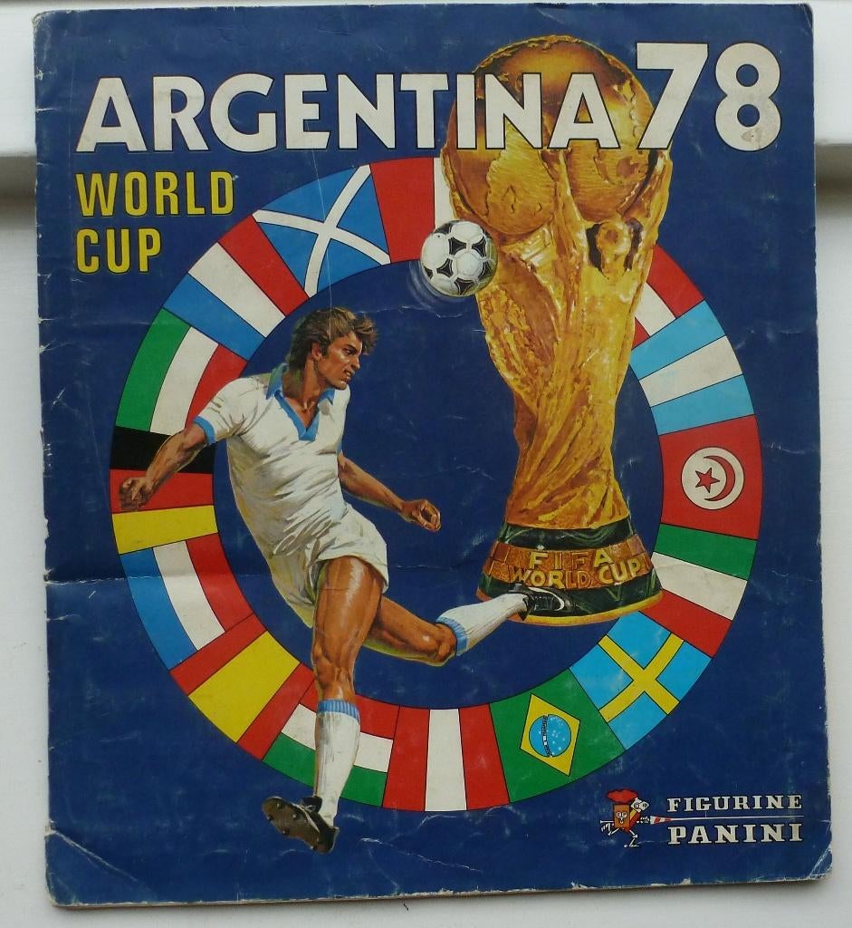 Panini Plaatjesalbum voetbal   WK 1978  ARGENTINIE, Ophalen of Verzenden, Gebruikt, Buitenlandse clubs, Poster, Plaatje of Sticker