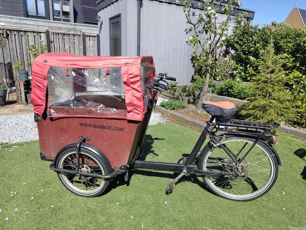 OPKNAPPER!! Babboe Big-E bakfiets - Accu defect, Ophalen, Gebruikt, 4 kinderen of meer