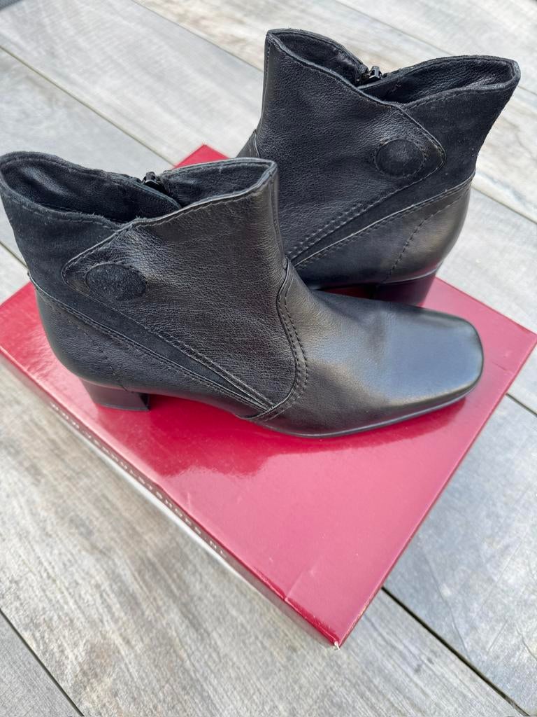 Damesschoenen, leer maat 37 (nieuw!), Kleding | Dames, Schoenen, Ophalen, Zwart, Lage of Enkellaarzen, Nieuw