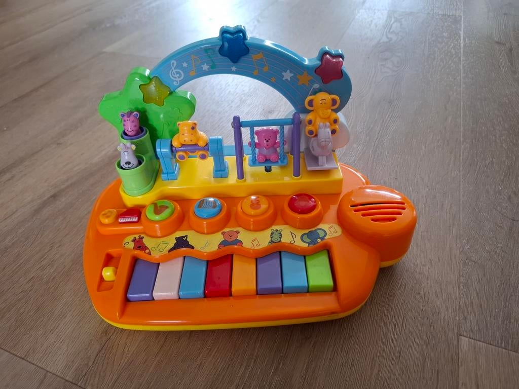 Muziekinstrument met licht piano keyboard baby peuter, Ophalen of Verzenden, Jongen of Meisje