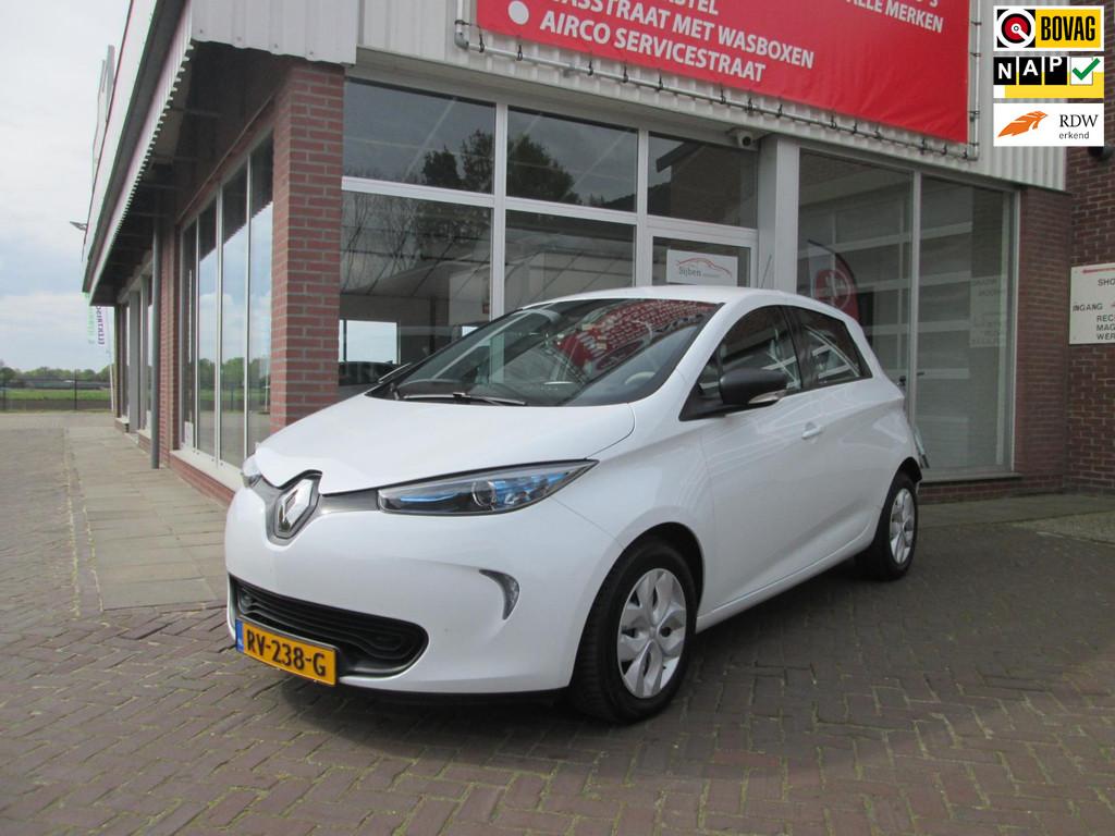Renault ZOE Q90 Life Quickcharge 41 kWh /koop accu/ snel laa, Auto's, Gebruikt, Zwart, 41 kWh, Wit