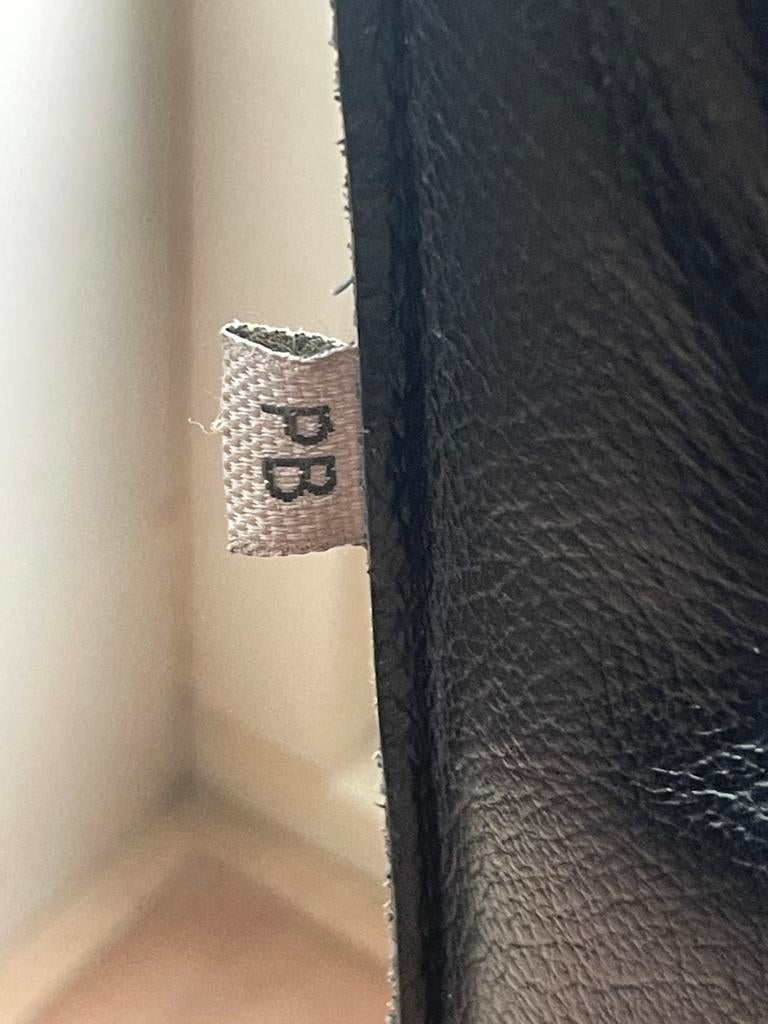 3 Stuks Piet Boon Saar barkrukken  Zwart leer vanaf 175,- ps, Ophalen, Gebruikt, Met voetsteun, 60 tot 90 cm