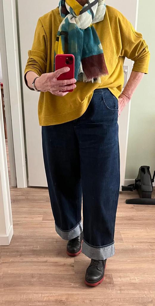 Oska trui maat L ( maat 1), Kleding | Dames, Truien en Vesten, Verzenden, Zo goed als nieuw, Maat 38/40 (M), Geel