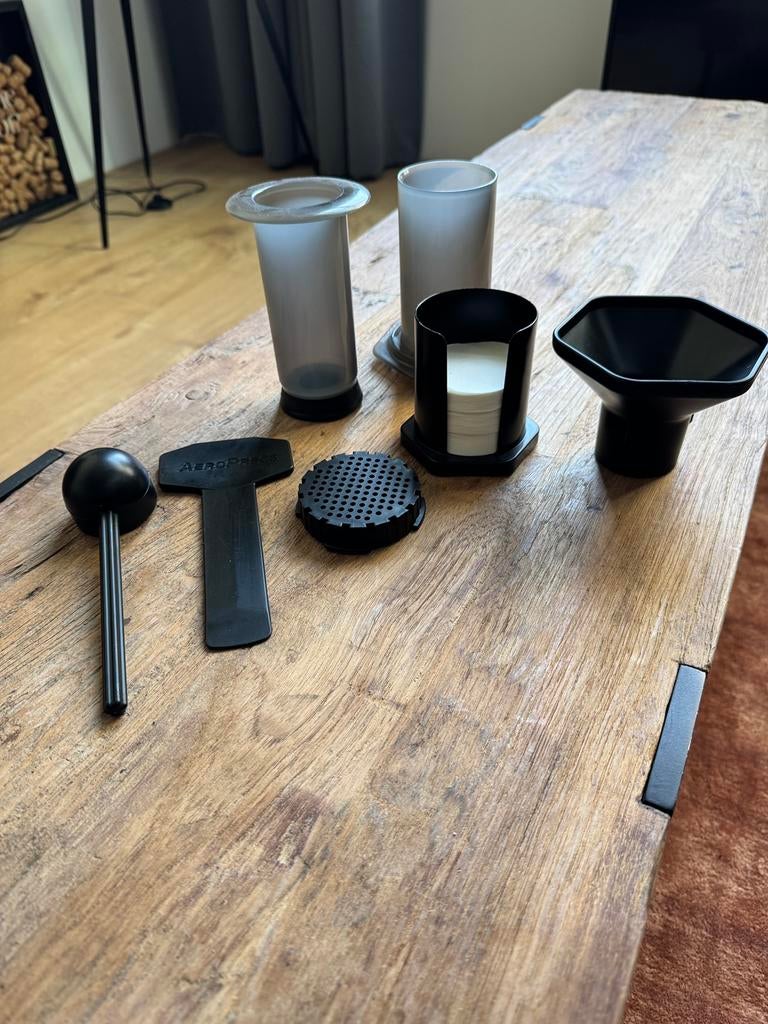 Aeropress koffie maker, Koffiemachine, Gemalen koffie, Ophalen of Verzenden, Zo goed als nieuw