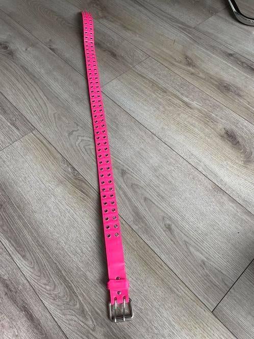 Ceintuur brede riem neon blacklight 95+150m, Kleding | Dames, Riemen en Ceinturen, Overige kleuren, 3 tot 5 cm, 90 tot 100 cm