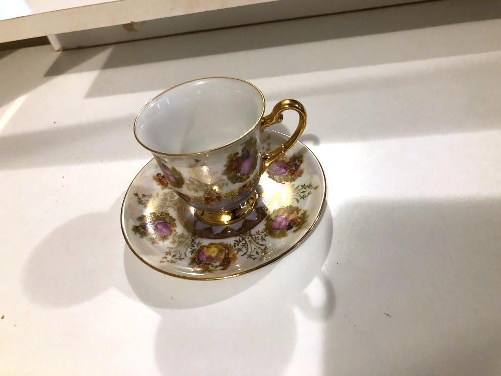 3 Chinese theekopjes, Ophalen