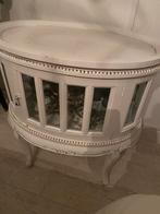 Unieke ovale servieskast - aan twee kanten open, Gebruikt, Minder dan 100 cm, 25 tot 50 cm, Overige houtsoorten