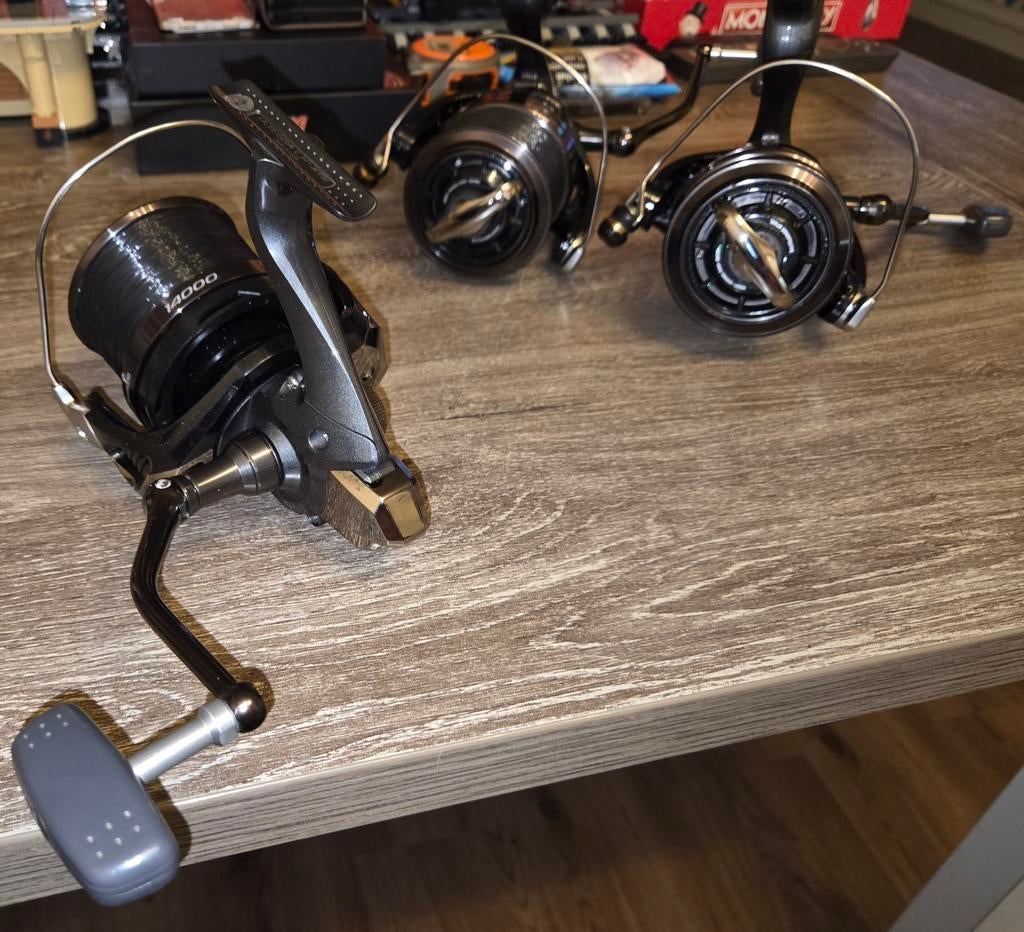 3 Shimano Ultegra Ci4+ XTB, Watersport en Boten, Hengelsport | Karpervissen, Ophalen, Zo goed als nieuw, Molen