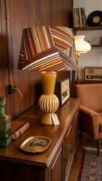 Unieke Vintage retro lampenvoet met gratis retro lampenkap, Ophalen of Verzenden, Minder dan 50 cm