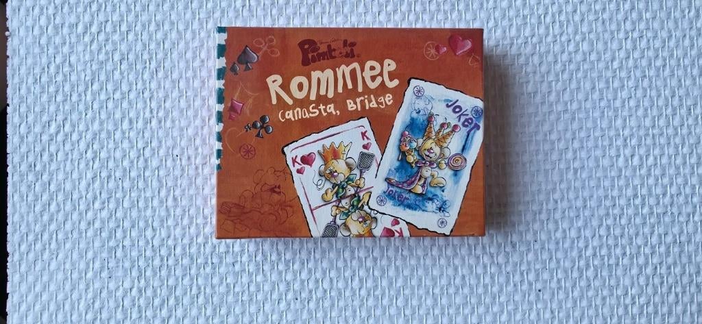 Vintage Pimboli Diddl Rommé/Canasta Kaartspel, Ophalen of Verzenden, Pimboli, Zo goed als nieuw, Papier, Kaart of Schrift