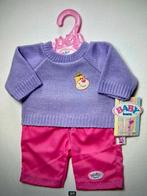 Baby born nieuwe kledingsetjes incl. hanger!, Ophalen of Verzenden, Nieuw, Babypop