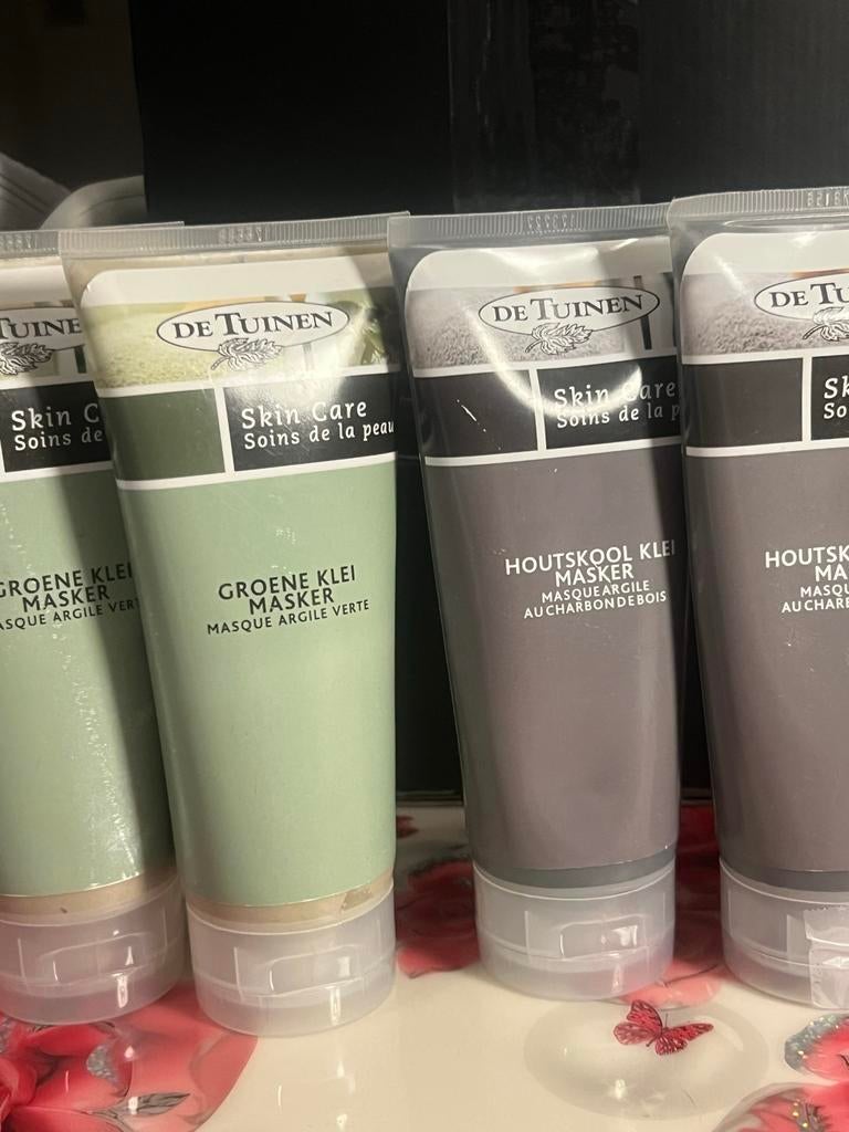 De Tuinen Klei Maskers: Groene Klei & Houtskool Klei, Sieraden, Tassen en Uiterlijk, Uiterlijk | Gezichtsverzorging, Verzenden