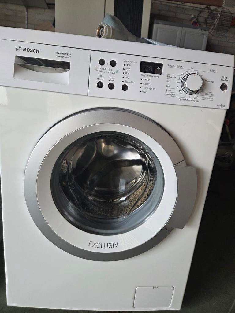 Bosch Avantixx 7 VarioPerfect Wasmachine - Exclusiv, Energieklasse A of zuiniger, Ophalen of Verzenden, Zo goed als nieuw, Voorlader
