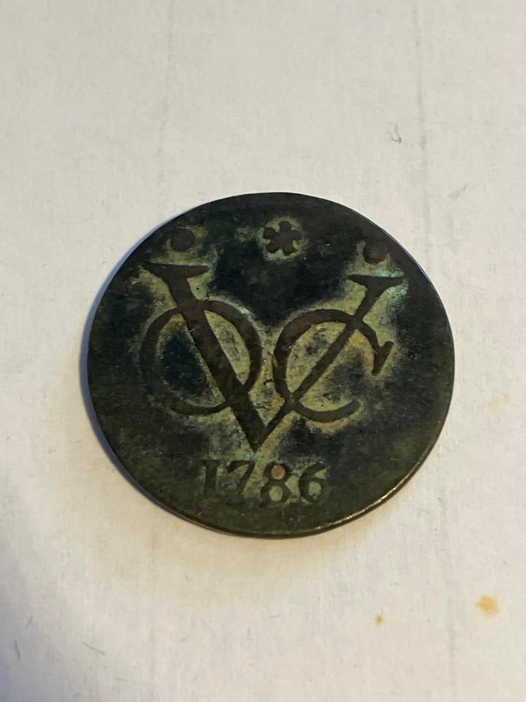 VOC Duit 1786 - west Friesland, Ophalen of Verzenden, Vóór koninkrijk, Overige waardes, Losse munt