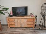 Houten TV-meubel/dressoir, Ophalen, Gebruikt, Grenenhout, 100 tot 150 cm