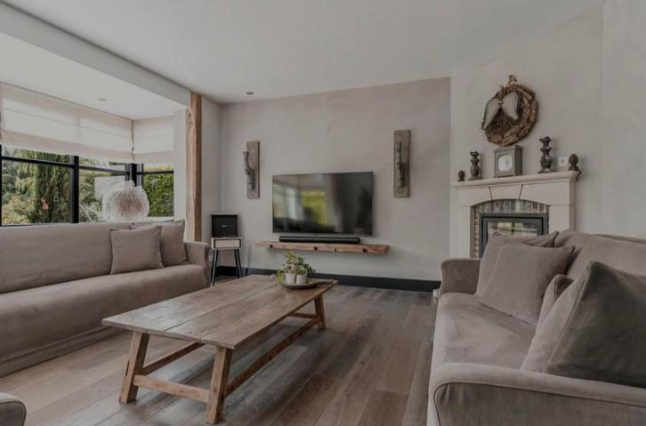 Prachtige Hoffz Bankstellen: 2,5, 3-zits en Loveseat - Grijs, Huis en Inrichting, Banken | Bankstellen, Gebruikt, Rechte bank