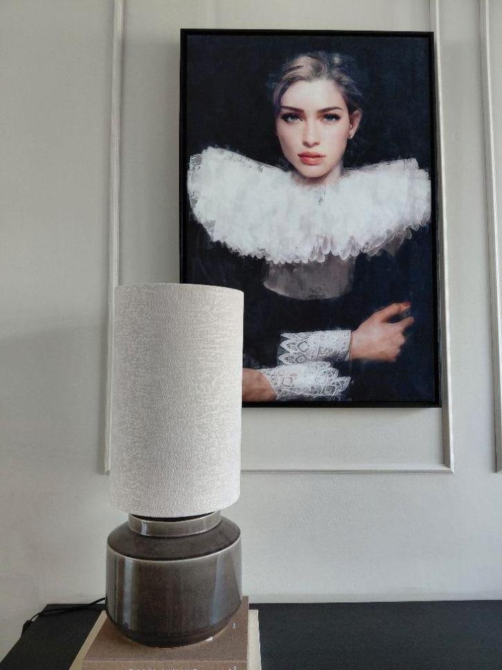 Lifestyle Home Lamp Basilio Base Grey 27x27x30 cm, Huis en Inrichting, Lampen | Tafellampen, Nieuw, Minder dan 50 cm, Overige materialen