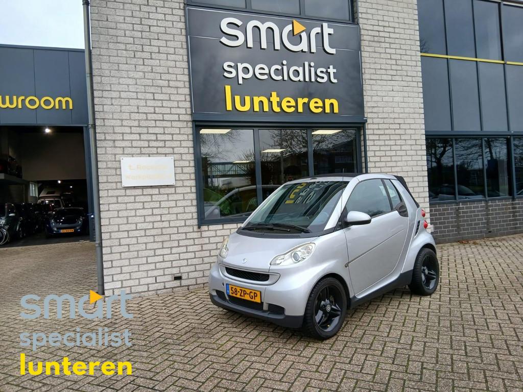 smart fortwo cabrio 1.0 Passion cabrio garantie!, Automaat, Gebruikt, 18 €/maand, Origineel Nederlands