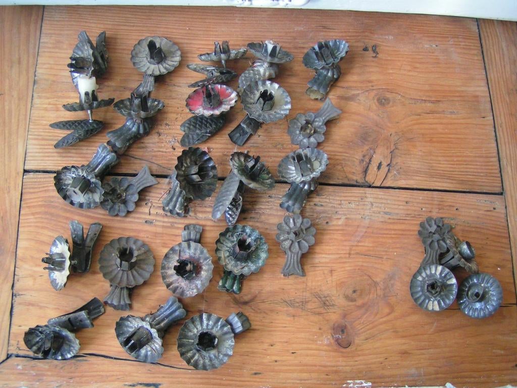 23 antieke kerstboom klemmetjes nr RR 284, Diversen, Kerst, Verzenden