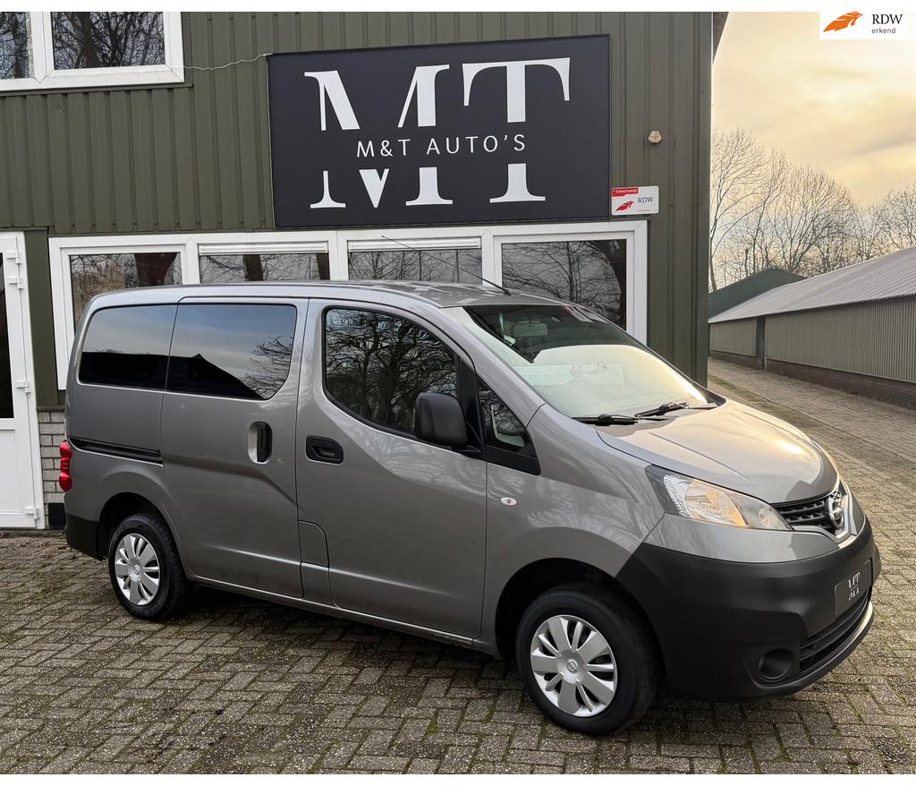 Nissan NV200 1.6 5-PERSOONS BENZINE AIRCO 1E EIGENAAR, Voorwielaandrijving, Stof, Gebruikt, Overige modellen