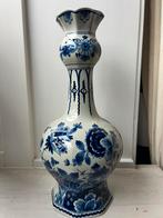 34 cm hoge delftsblauwe knobbelvaas de porceleyne fles, Ophalen of Verzenden