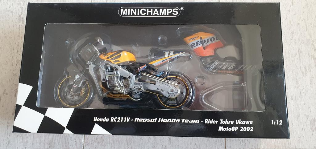 minichamps 1: 12 tohru ukawa 2002 moto GP..., Ophalen of Verzenden, Nieuw, Motoren