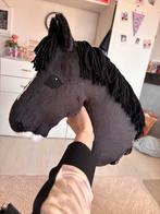 leuke zwarte hobbyhorse te koop ZELFGEMAAKT, Verzenden, Zo goed als nieuw