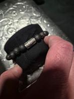 Rebel & Rose armband  zwart maat M, Sieraden, Tassen en Uiterlijk, Ringen, Kunststof, Zwart, Ophalen of Verzenden, Zo goed als nieuw