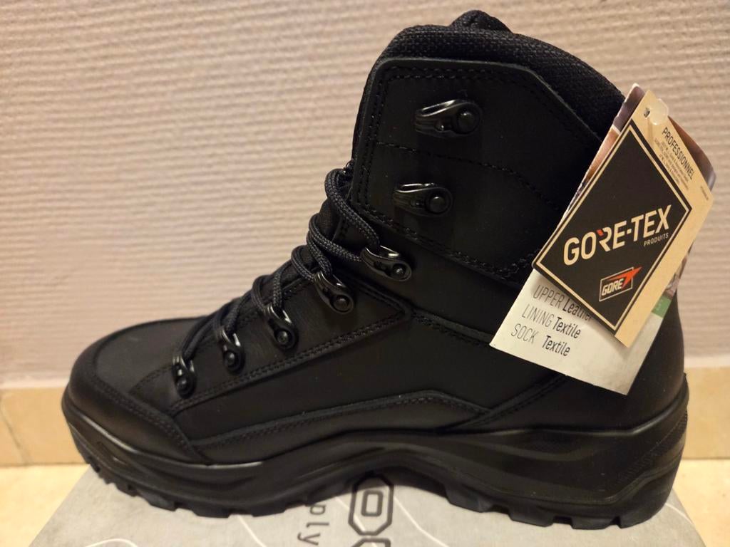 Nieuwe Lowa Renegade II GTX Mid TF MF Boots - Maat 42 1/2, Lowa, Zwart, Boots, Nieuw