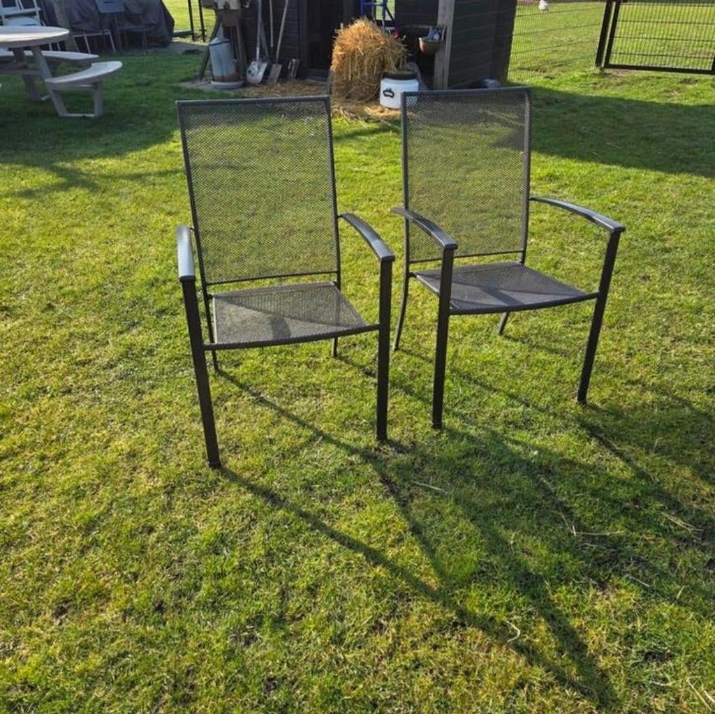 ENGARDEN KETTLER STAPELBARE STOELEN Van €189 nu €50 per stuk, Tuin en Terras, Ophalen, Nieuw