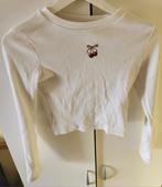 Wit C&A shirt met lange mouwen (Maat S) – Crop model, Kleding | Dames, Wit, Ophalen of Verzenden, Lange mouw, Maat 36 (S)