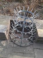 Oud Frans brocante flessenrek, Ophalen of Verzenden