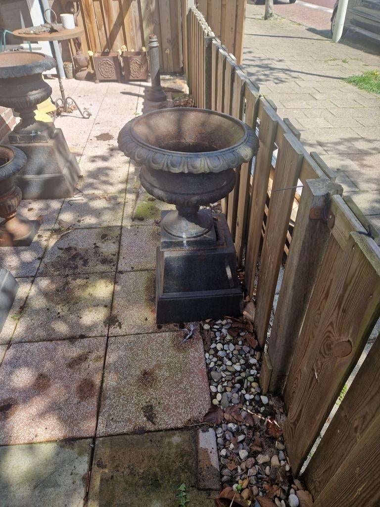 Gietijzeren poten, Tuin en Terras, Ophalen, Gebruikt