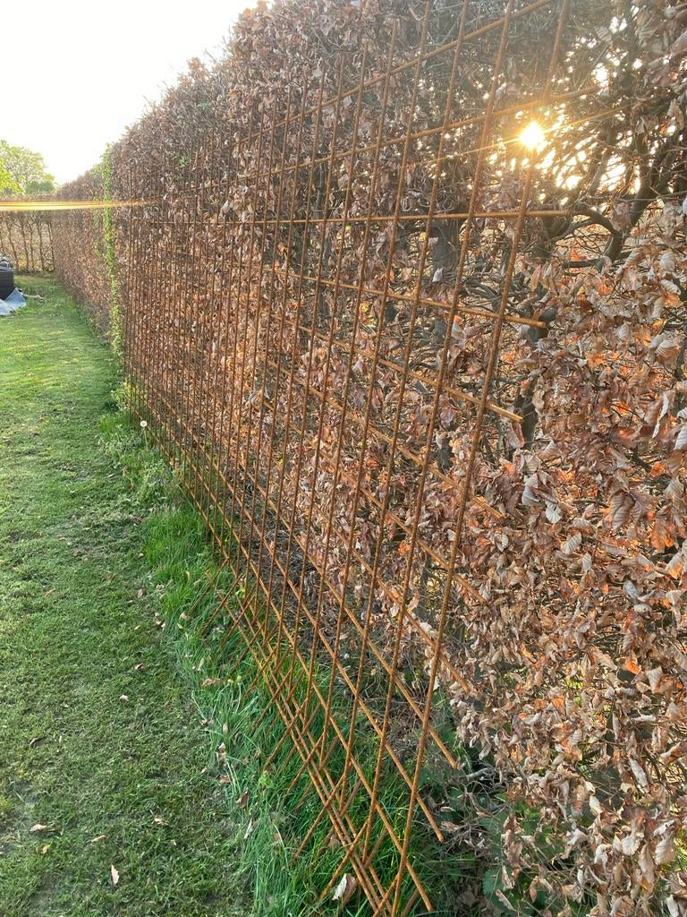 Betonmat 2m x 5m rond 8mm maas 150mm, Ophalen of Verzenden, Gebruikt, IJzer, Overige typen