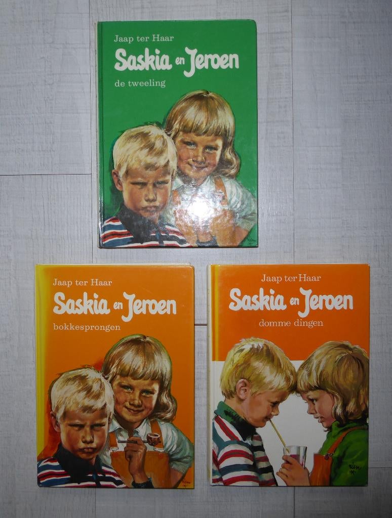 Saskia en Jeroen; 3 deeltjes, door Jaap ter Haar, Boeken, Ophalen of Verzenden, Gelezen, Jaap ter Haar, Fictie algemeen