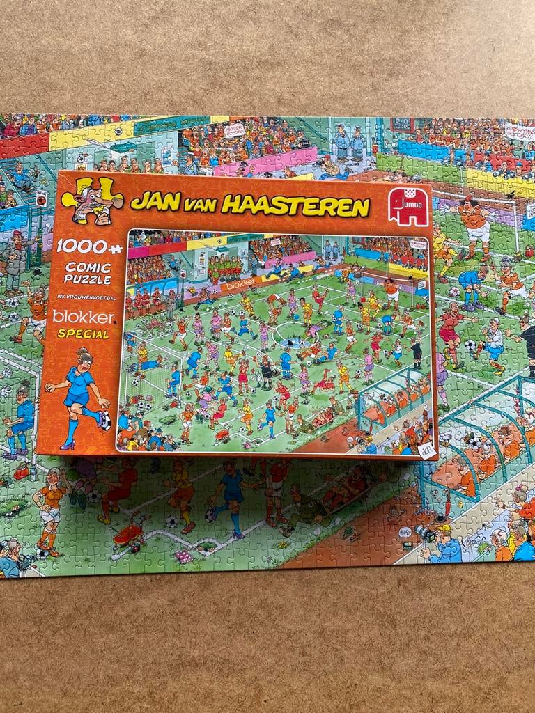 Jan van Haasteren 1000 stukjes, Ophalen, 500 t/m 1500 stukjes, Zo goed als nieuw