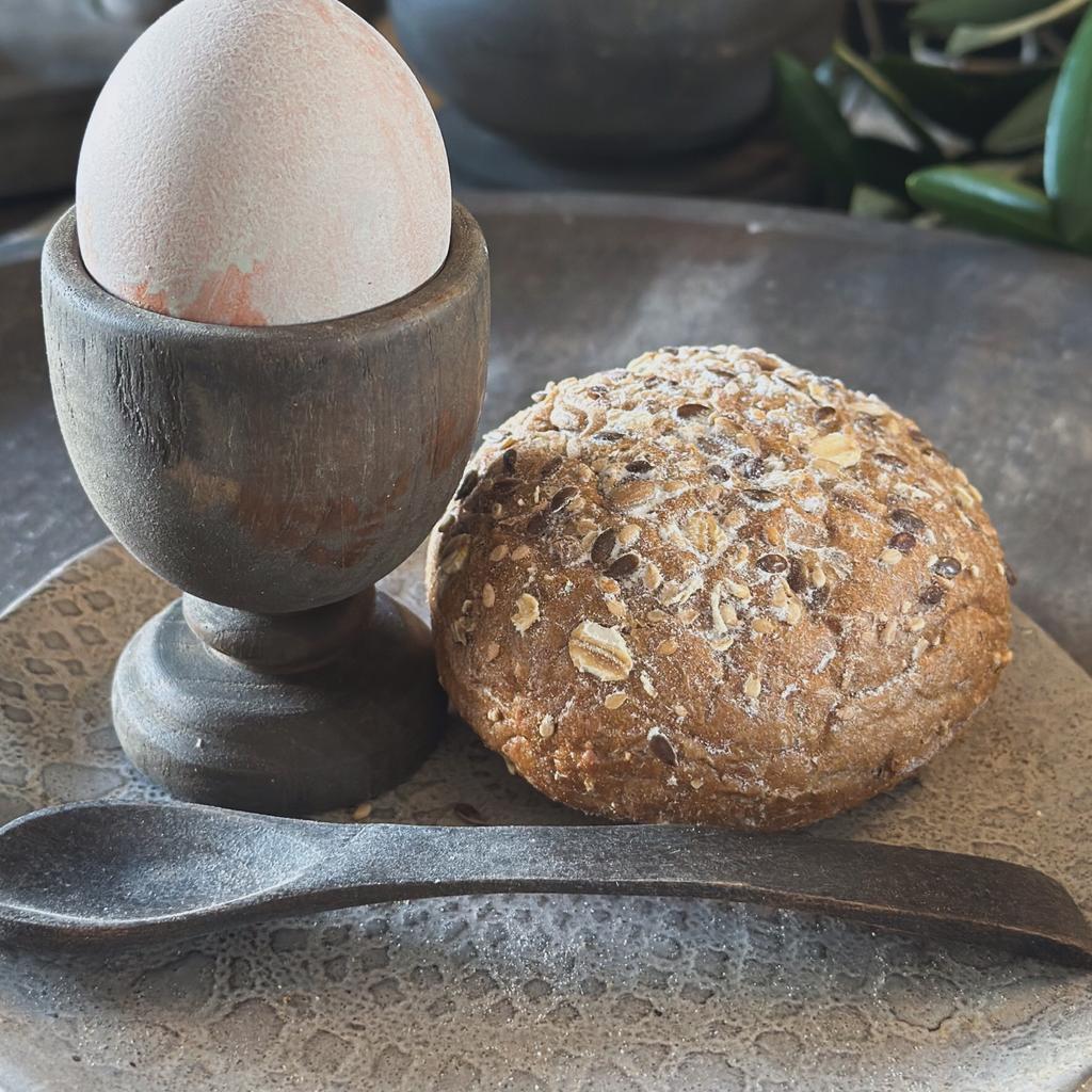 Houten eierdopjes Aura Peeperkorn, Huis en Inrichting, Woonaccessoires | Overige, Ophalen of Verzenden, Nieuw