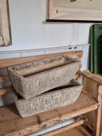 Betonnen Franse bloembakken, Ophalen